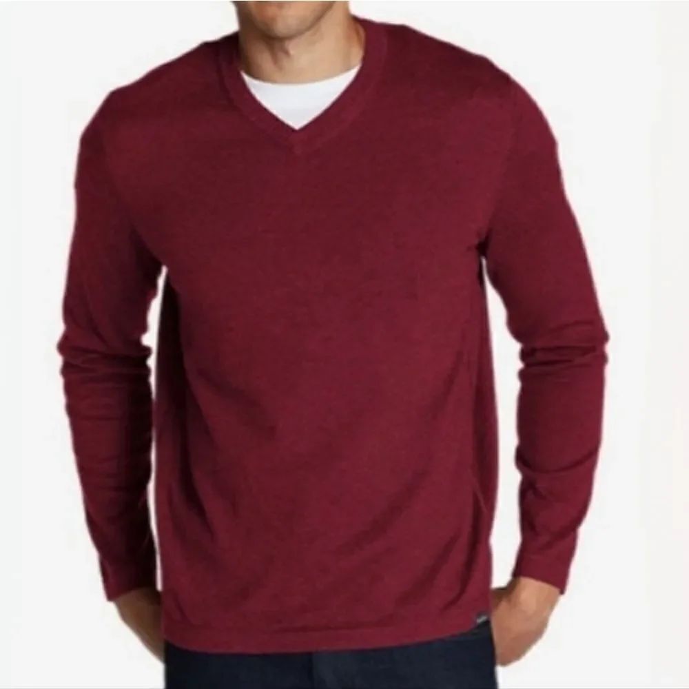 Eddie Bauer Men's V-neck Sweater